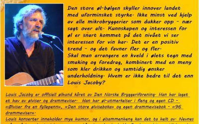 En humoristisk og lærerik ølkveld med ølhunden Louis Jacoby